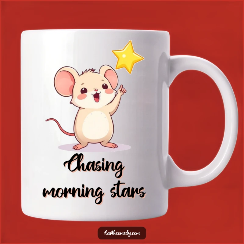 Funny Mouse Star Mug: A Playful Pal Making This Funny Gift Shine Brightly