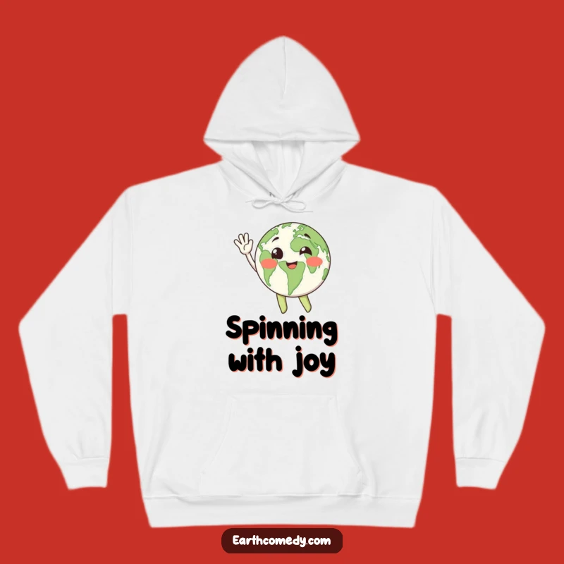 Funny Earth Golfer Hoodie - Cozy & Happy Planet Gift